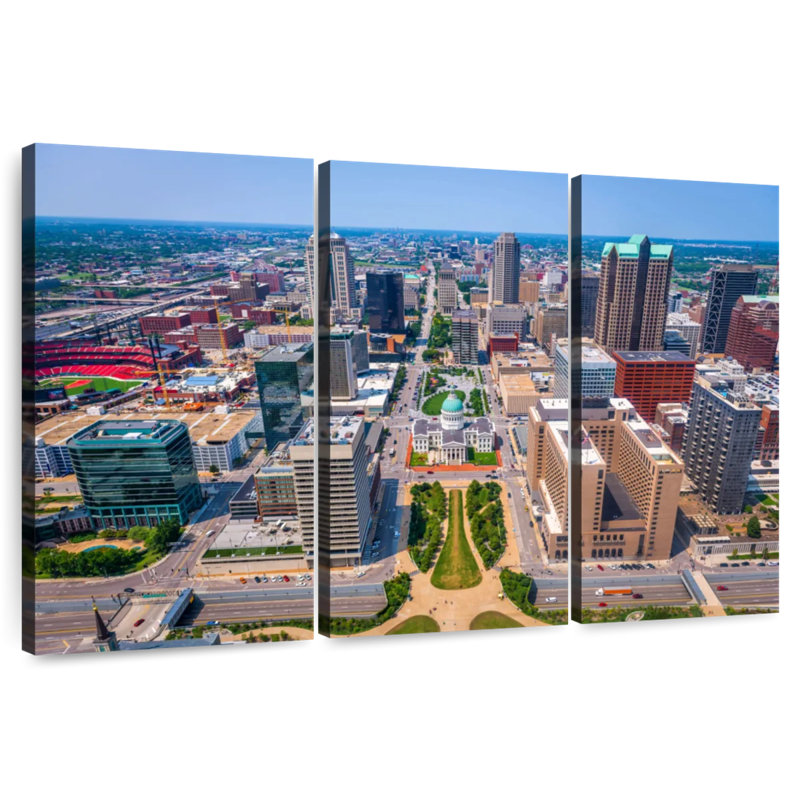 Paysage urbain urbain R camion St. Louis, H 48 po x l 74 po