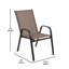 Ensemble repas pour terrasse avec table carrée 4 personnes Buckden-453596682