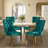 High-end Tufted Wool Linen Upholstered Nailhead Dining Chair-1017249394-1017249397-1017249406