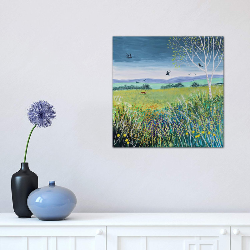 Approaching Storm by Jo Grundy - Wrapped Canvas Painting, 30.48 cm H x 30.48 cm W