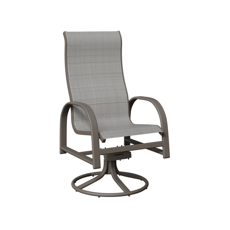 Chaise berçante berçante berçante Berlin, Charm platine, Graphite