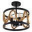 Cylindrical Semi Flush Mount