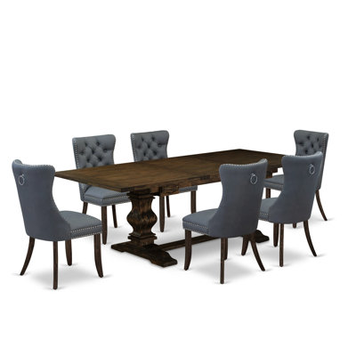92 L x 42 W Dining Set by Luxe by East West Furniture