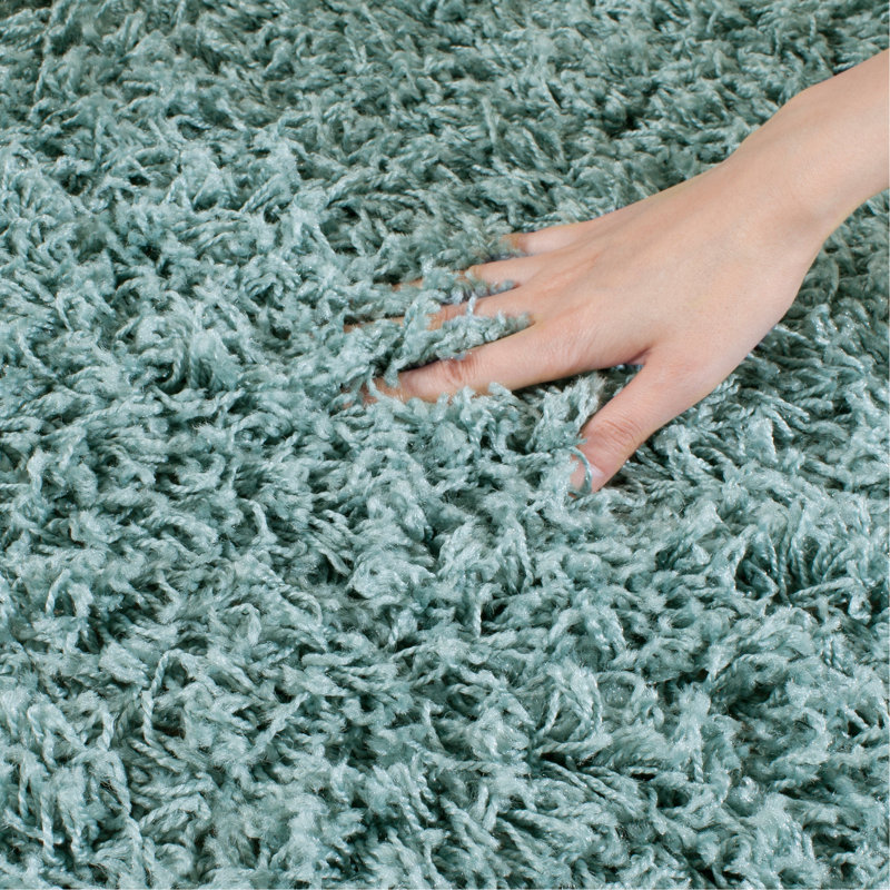 Sga-Amoroso Shag Performance Solid Color Rug, Runner 2'3" x 6'