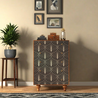 Armoire de rangement rétro American Light Luxury
