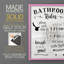 «Rules of the Bathroom», reproduction encadrée - bois massif-526676383-526676370