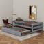 Lit plateforme simple avec lit gigogne-928331413