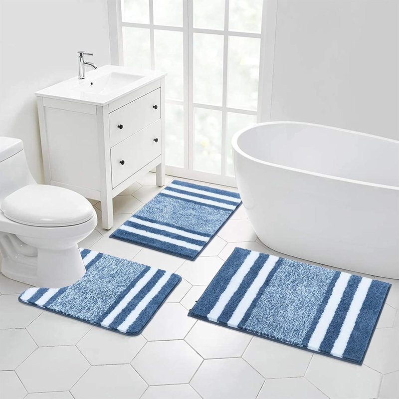 Bath Mat, Blue