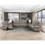 Causeuse double inclinable avec console centrale Modern Living Room 1Pc