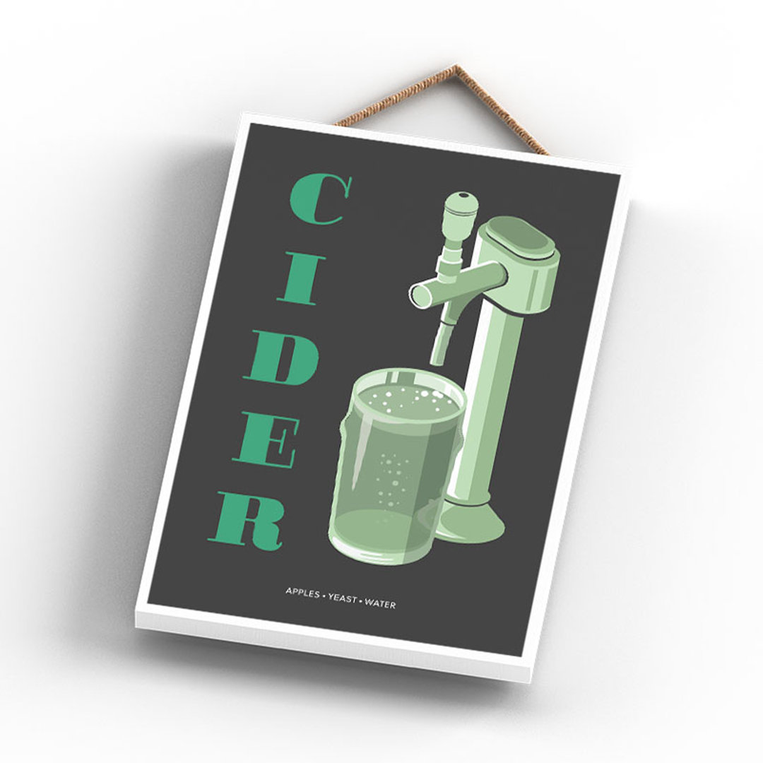 Cocktails - Cider Tap - Print on MDF
