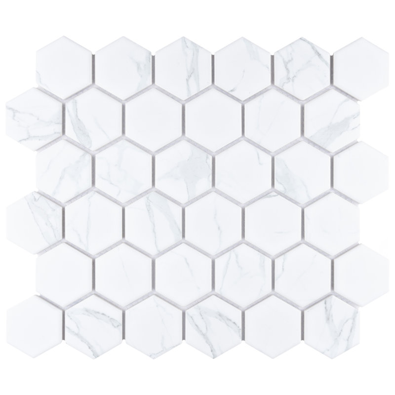 Carreau de mosaïque de mur et de plancher à bord droit en porcelaine 2 "x 2" Carrione Carrione