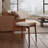 5 - Piece Mid-Century Round Pedestal Kitchen Dining Table Set With 4 Upholstered Chairs-463242854-441866736