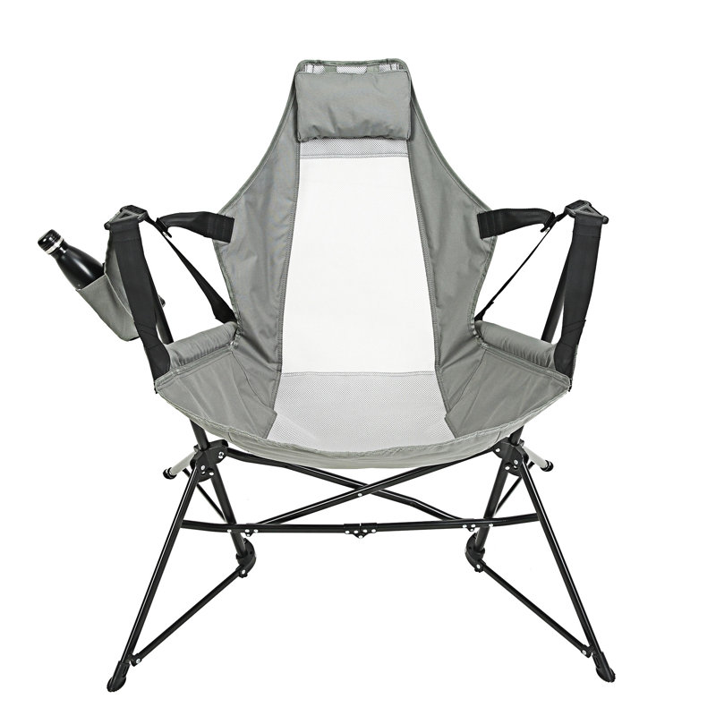 Ensemble de 2 chaises berçantes hamac, Gray