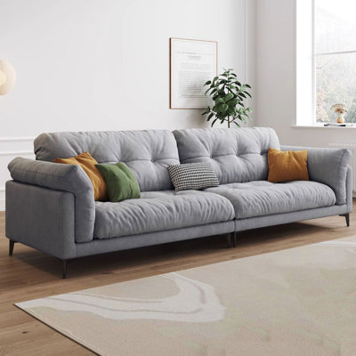 Coussin gris modulaire 100% polyester