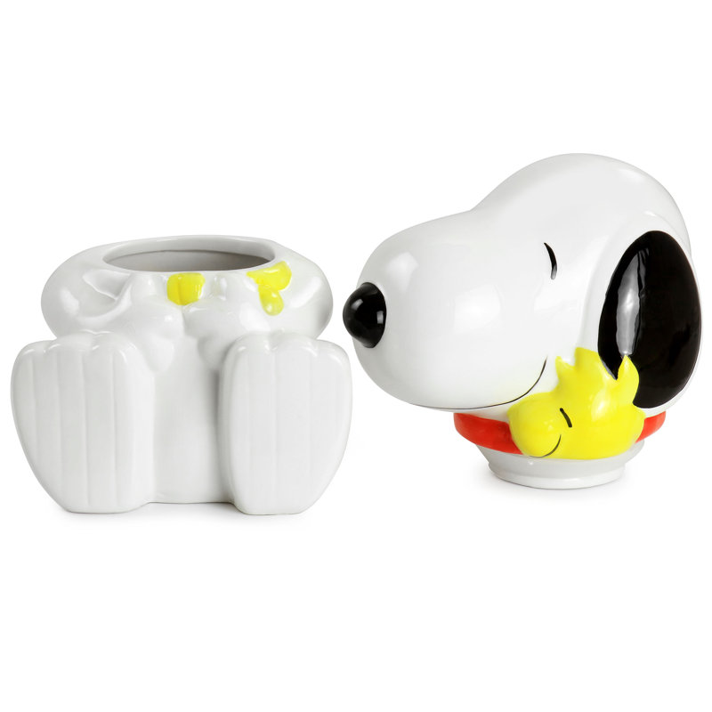 Pot à biscuits Gibson Peanuts Classic Snoopy en blanc