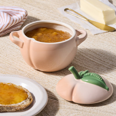 Le Creuset Stoneware Peach Mini Cocotte, 16 Oz. - Peche