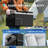 12V Refrigerator, Electric Cooler, 12V/24V DC 110~240V AC Car Fridge, Portable Refrigerator for Vehicles RV Truck Jeep SUV Van Boat Camping Tailgating Road Trip Outdoor Travel, Black-115227522