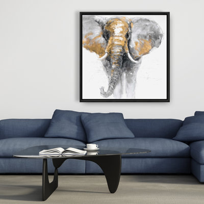 «Golden Elephant» sur toile