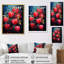 «Itzael Red Apple Blossom Collage», reproduction sur toile-573568837-792849726