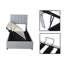 Lit plateforme tapissier simple Kylis-1875536321