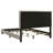 Efram Taupe Upholstered Full Panel Bed
