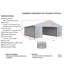 Ensemble de toit pour contenant 40 pi x 36 pi - Abri en acier robuste (sans contenant)