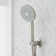 Lattimore Shower System with Rainfall Shower Head and Hand Shower - Rough In Included