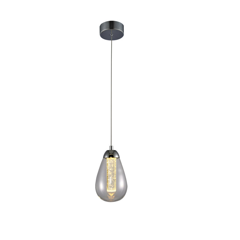 Nazario 1 - Light Chrome LED Teardrop Pendant