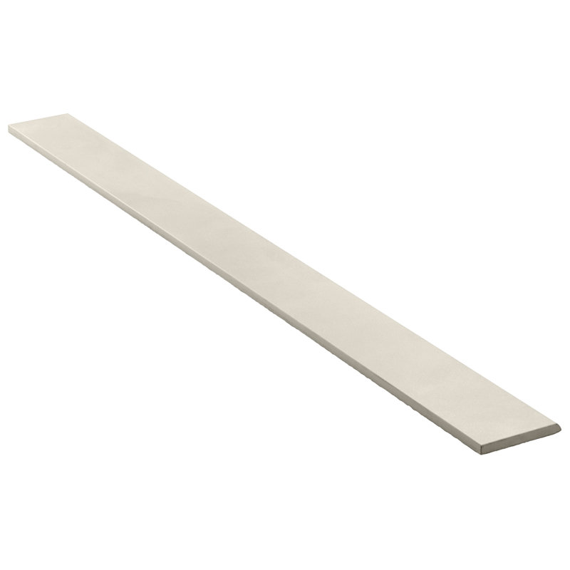 Ryx 3 In. X 32 In. Matte Porcelain Wall Bullnose Tile, Shy Beige
