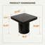 Table de bout, table d'appoint carrée, table d'appoint pour le salon