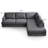 Cozy Sectional Sofa Right Facing