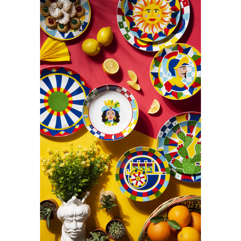 Sicilian Rhapsody Dinnerware Set 18 Piece - Service for 6