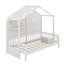 Lit simple avec tablettes