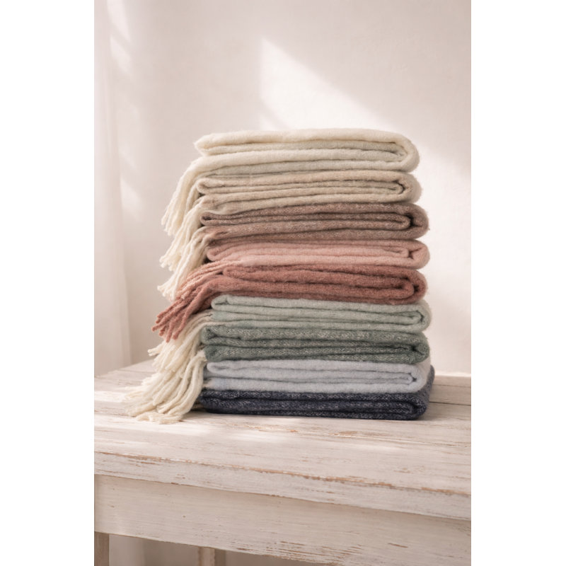 Summit Blanket, Ivory