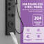 Obsidian 6-way Diverter Shower Tower Panel System with Adjustable Shower Head-91485682