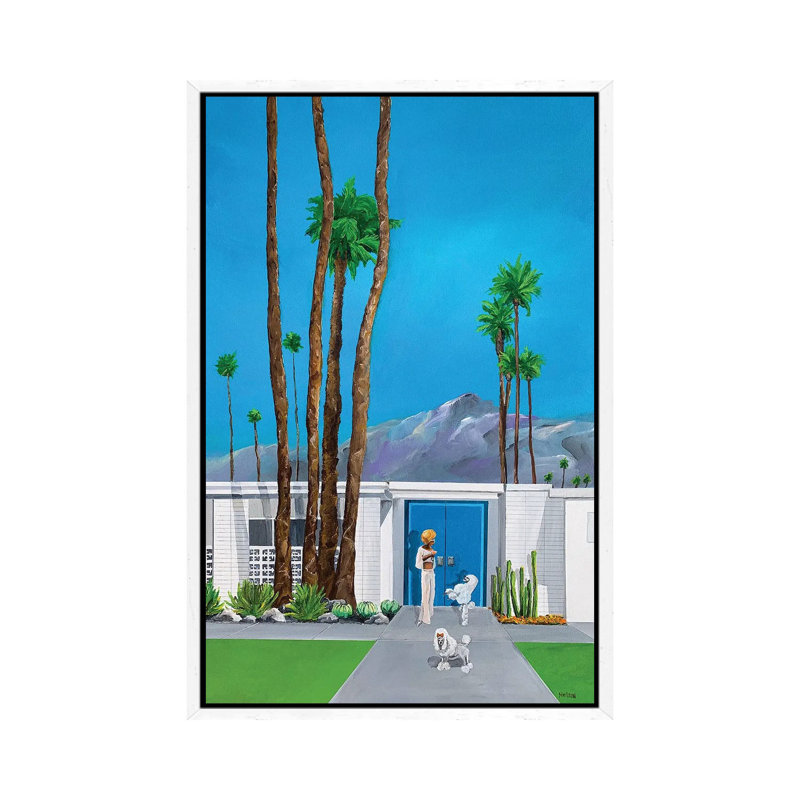 Vivian And The Girls by Dan Nelson - Print on Canvas, 101.6cm H x 66.04cm W x 3.81cm D, White Framed