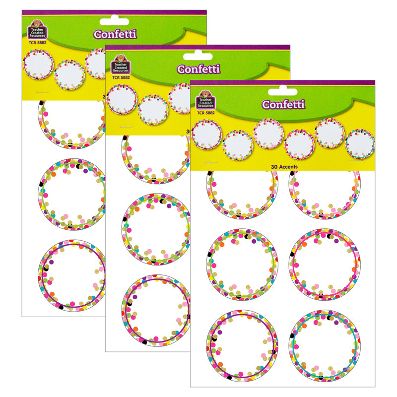 Confettis cercles décoratifs