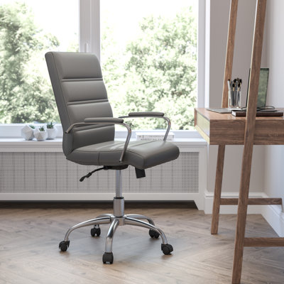 Chaise de bureau pivotante à dossier moyen Whitney
