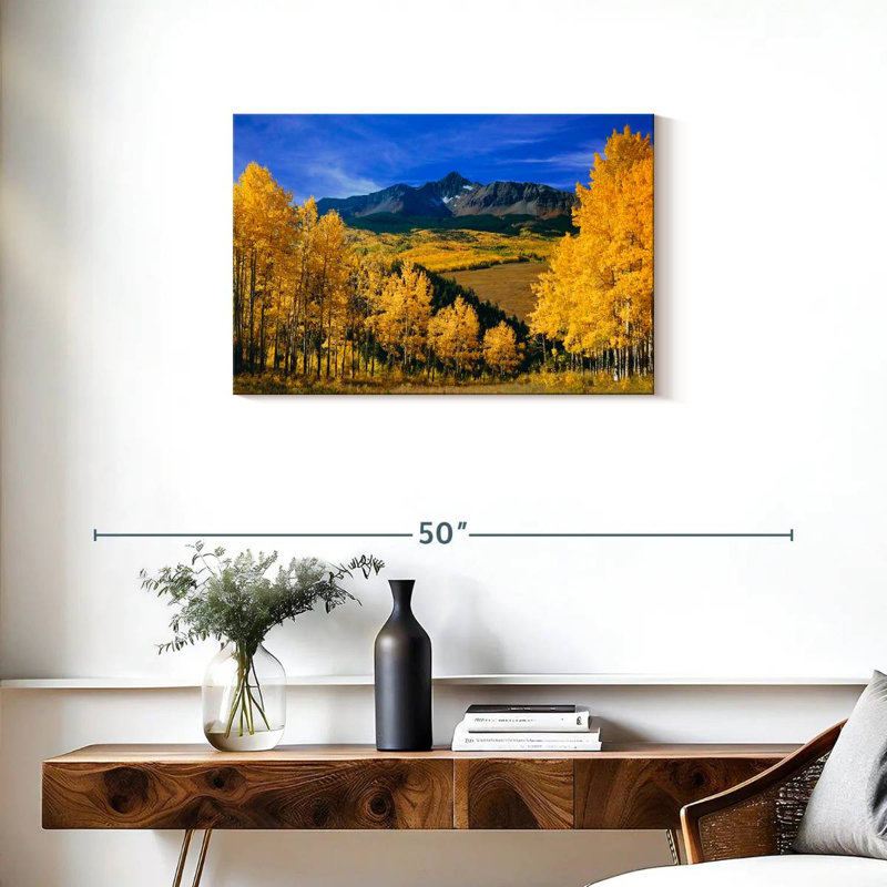 Alvord Autumnal Aspen Trees, 20" H x 30" W