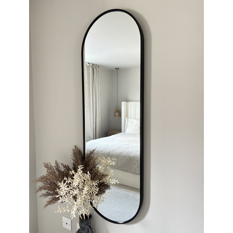 Decourcey Metal Oval Mirror