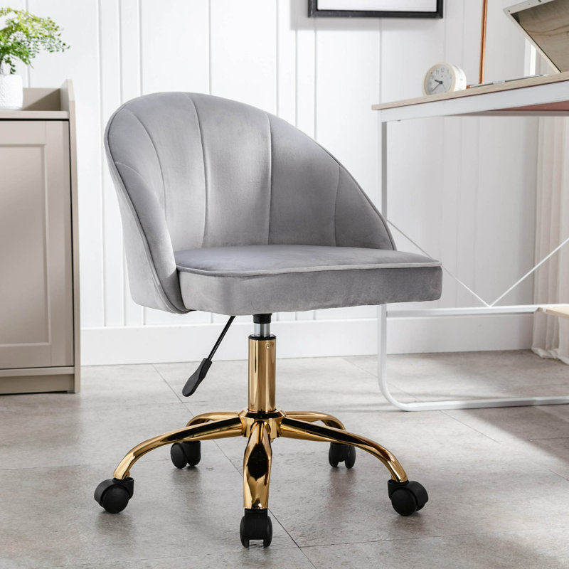 Chaise de travail Lainey, Gris