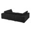 Canapé modulaire de coin avec repose-pieds 108,5 po Arregui-970985121