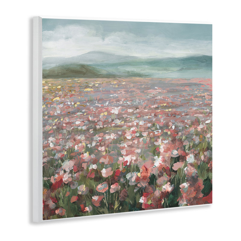 Art mural de fleurs douces de promontoires sauvages par Danhui Nai
