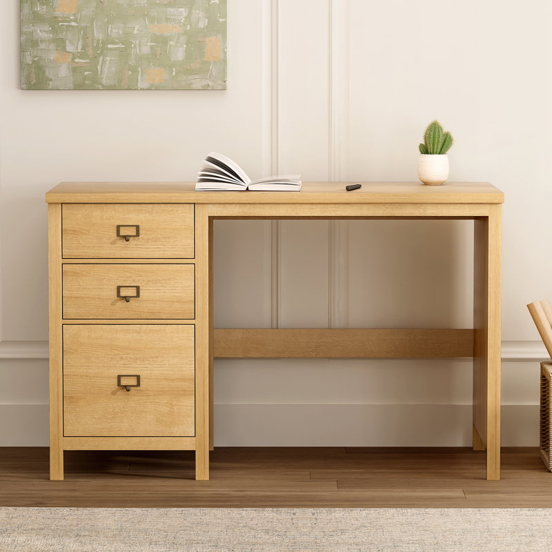 Writing Desk, Natural Oak