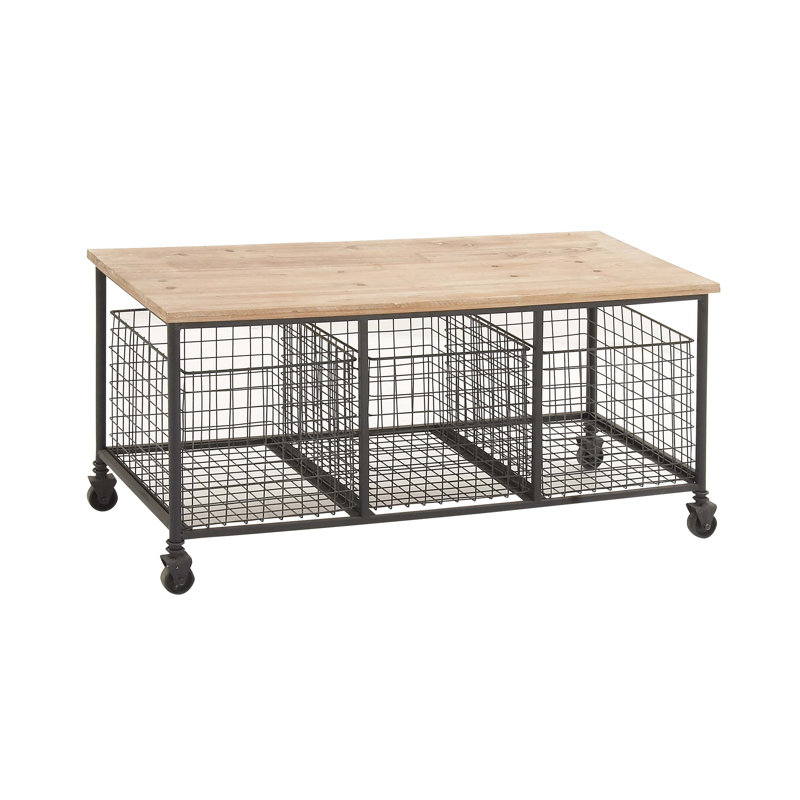 Solid Wood Storage Bench