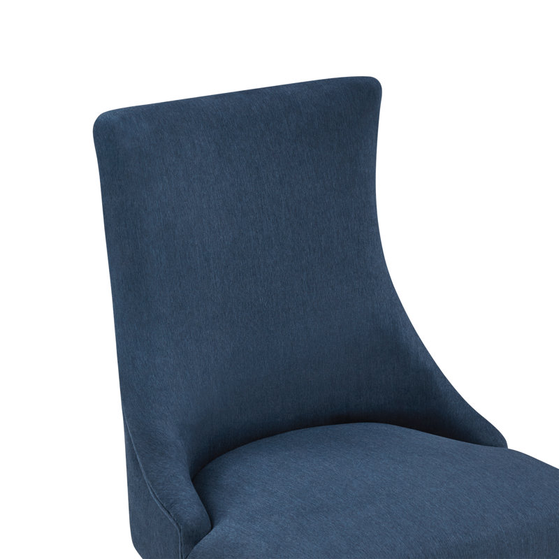 Dining Chair, Polyester Navy
