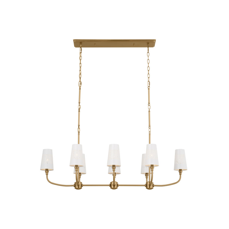 8 - Light Kitchen Island Pendant, Gold