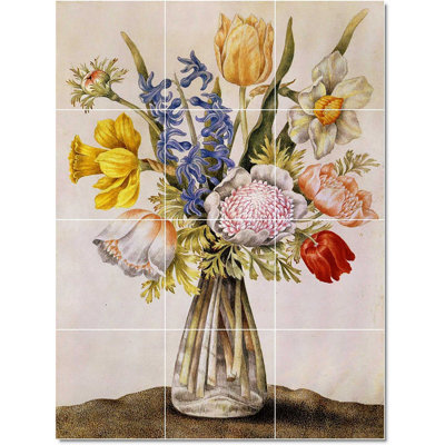 Carreau de céramique décorative 12,75 po x 17 po 4,25 po x 4,25 po