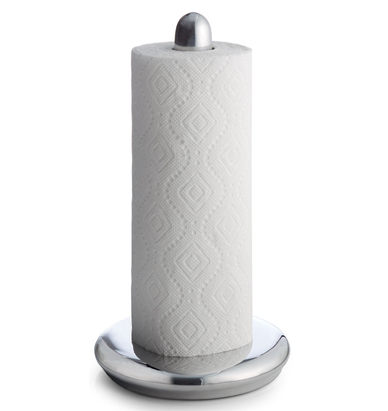 Nambe Curvo Paper Towel Holder