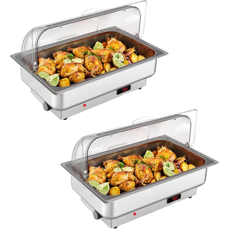 Ensemble de buffet électrique 2 réchauds électriques